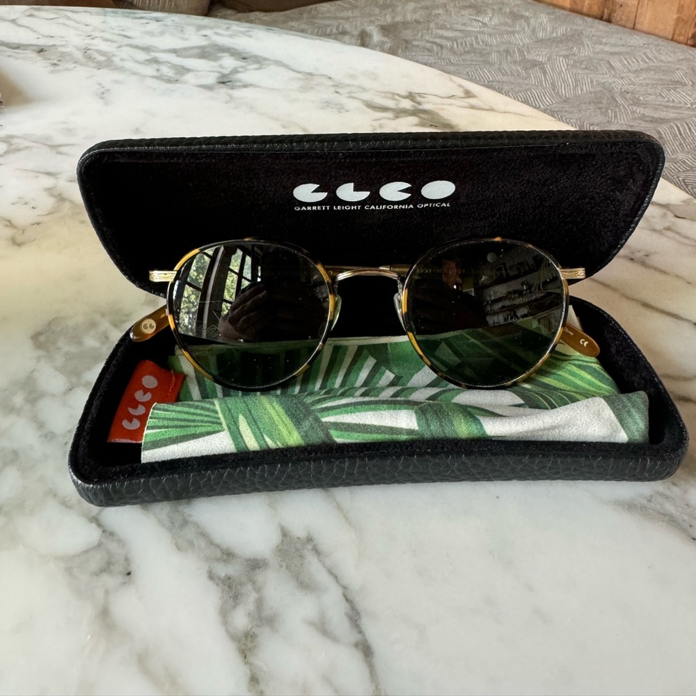 Garrett Leight Tortoise Shell Sunglasses